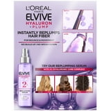 L'Oreal Paris Elvive Hyaluron Plump Hydrating Shampoo & Conditioner Set, Fresh, 25.2 fl oz