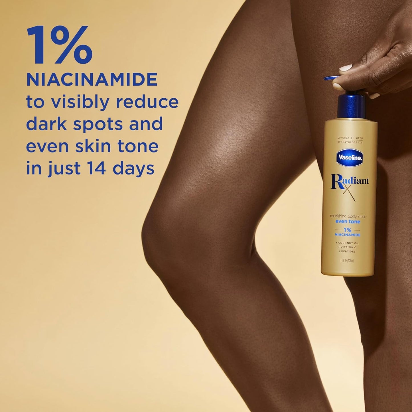 Vaseline Radiant X Skin Care Set -Even Tone Nourishing Body Lotion with 1% Niacinamide &Hydrating Body Oil with One Percent Lipids +Deep Nourishment Hand Butter with 100% Pure Shea Butter(3 Piece Set)