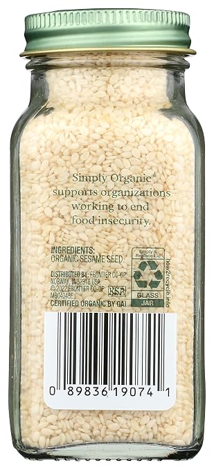 Simply Organic Organic Sesame Seed, 3.21 OZ