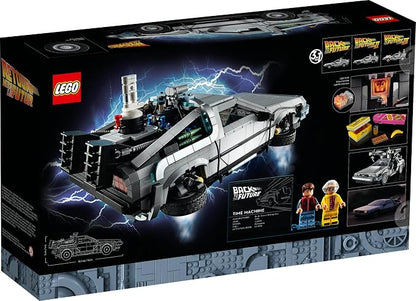 LEGO Icons Back to the Future Time Machine 10300, Model Car Building Kit Based on the Delorean from the Iconic Movie, Perfect Build for Teens and Adults Who Love to Create | Lego Back To The Future Lego 1872 Pieces - Time Machine #10300