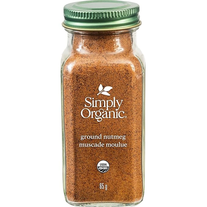 Simply Organic Pure Ground Nutmeg, 2.3 Ounce Jar