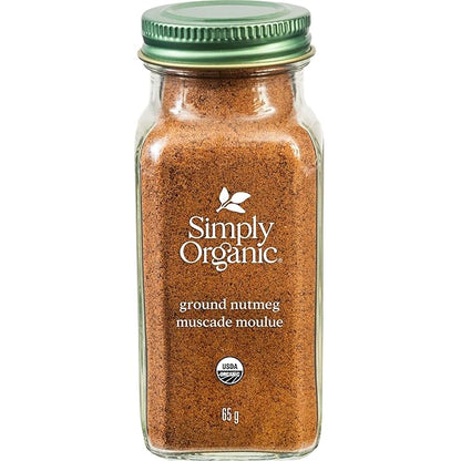 Simply Organic Pure Ground Nutmeg, 2.3 Ounce Jar