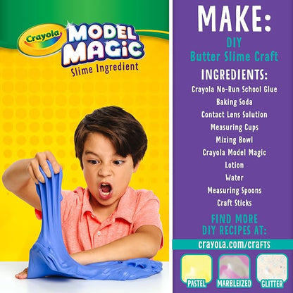 Crayola Model Magic Naturals, 4 Packs (8oz ea), Bulk Modeling Clay Alternative, Craft Supplies for Classrooms, 2 lb. Bucket