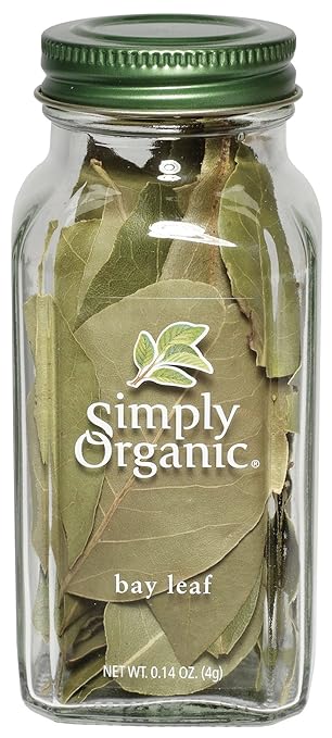 Simply Organic Bay Leaf, Certified Organic | 0.14 oz (Pack of 2)