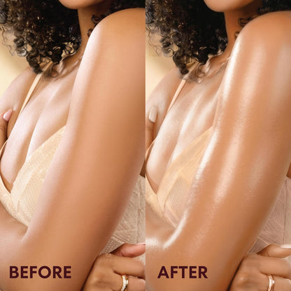 Palmer's Cocoa Butter Formula, Deep Radiance Gel Oil (8 oz), Hydrating Moisturizing Body Oil with Hyaluronic Acid, 48-Hour Hydration, For Sensitive, Eczema Prone or Oily Skin, Dermatologist-Approved