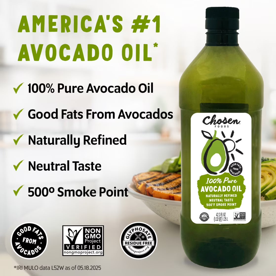 Chosen Foods 100% Pure Avocado Oil 42.3 fl oz