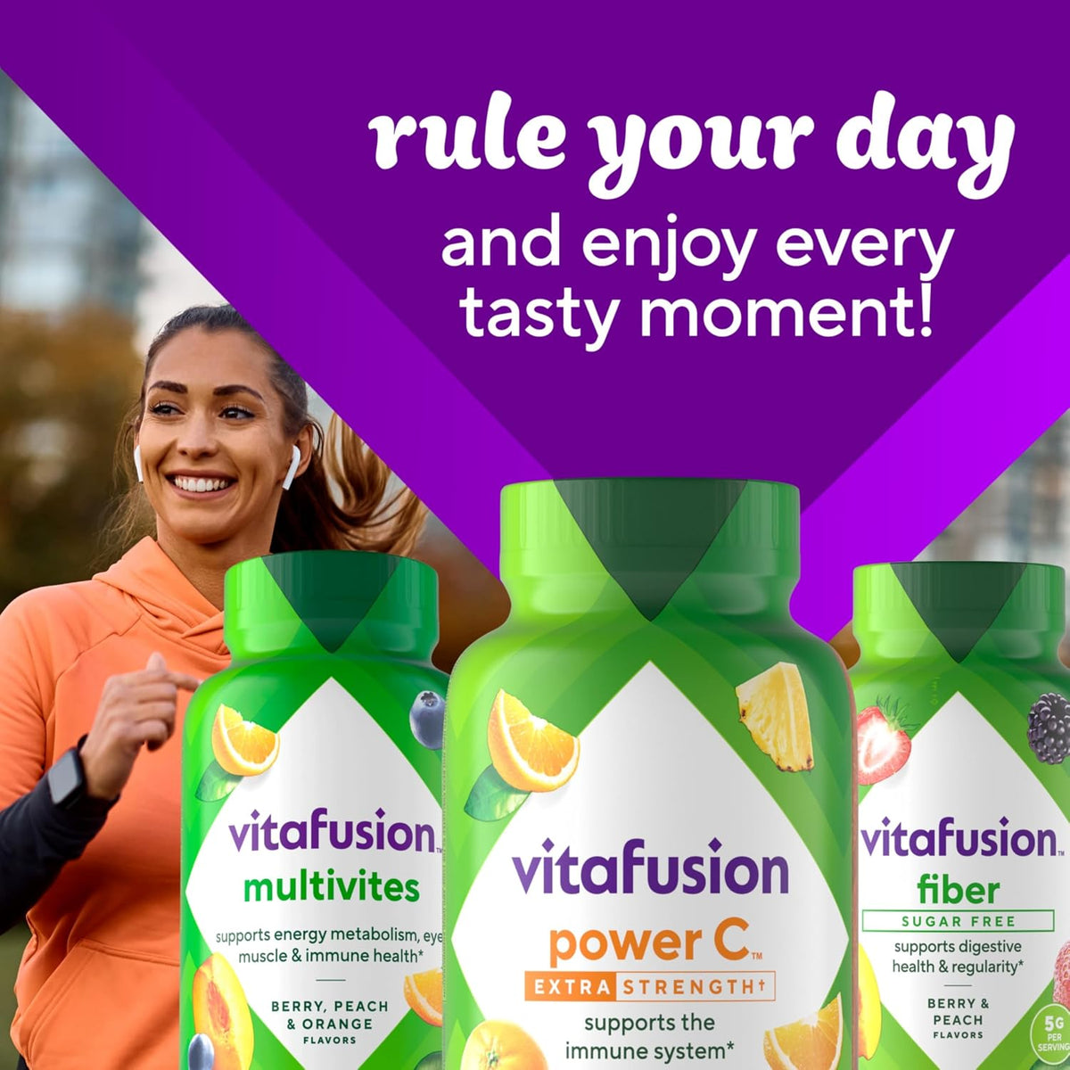 Vitafusion Vitamin C 500 mg Per 4 Gummies | 92 Gummy Vitamins