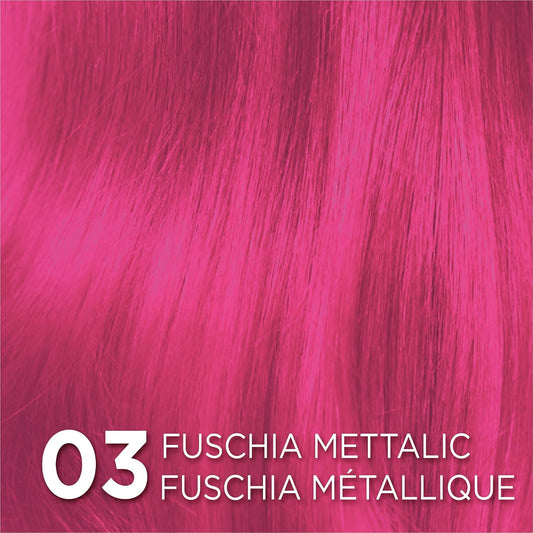 L'Oreal Paris Colorista Metallic Semi Permanent Hair Color for Bleached or Blonde Hair, Color Depositing Hair Mask Formula, Metallic Pink