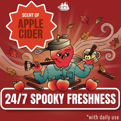 Old Spice Body Wash for Men, Fallidudes Edition, 24/7 Frightful Freshness, Long Lasting Cleanse & Refresh, Apple Crumbro with Apple Cider Scent, 16 oz