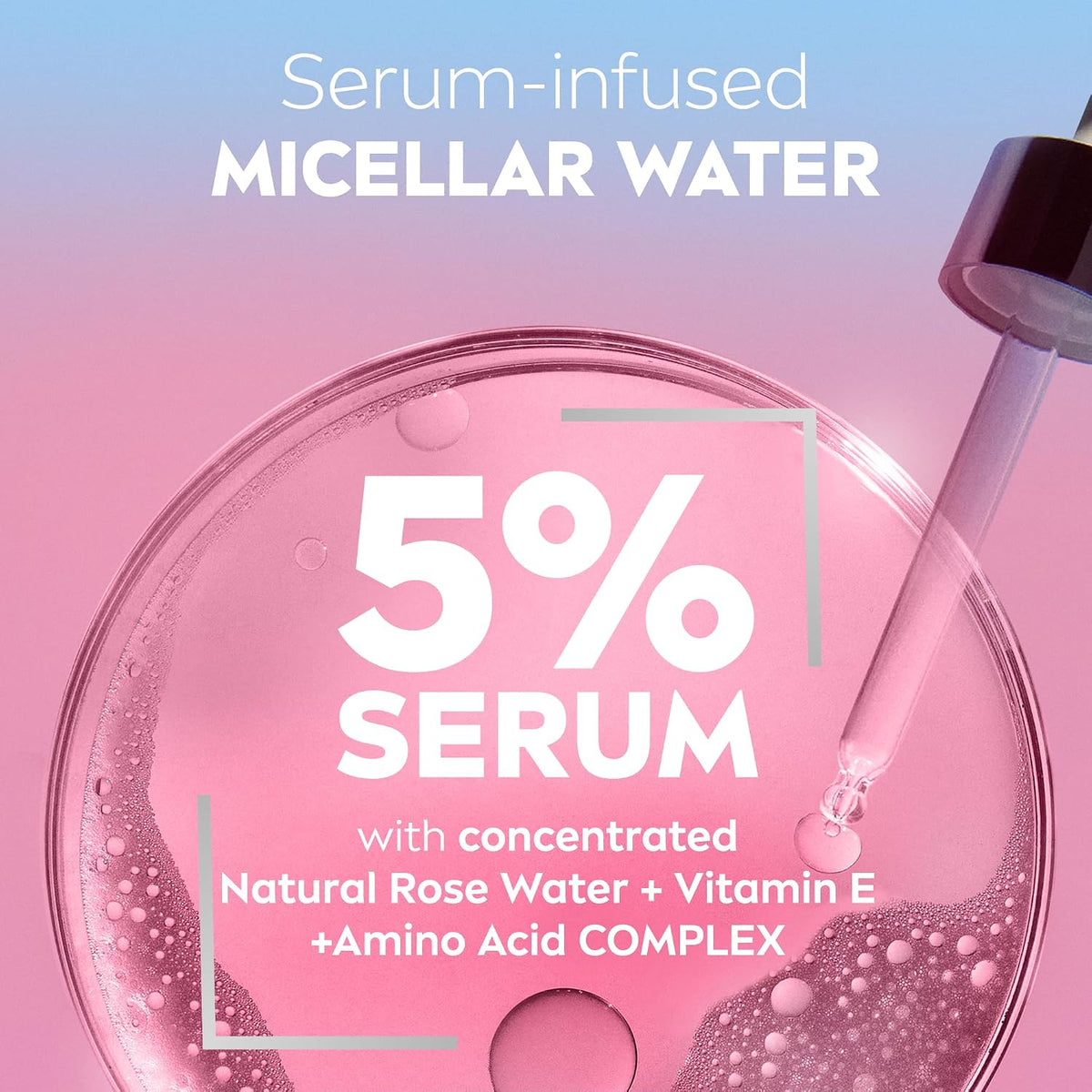 NIVEA Micellar Cleansing Water, Skin Breathe Rose MicellAIR, 400ml