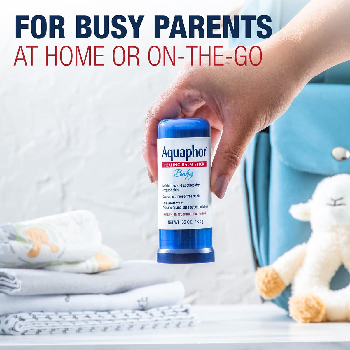 Aquaphor Baby Healing Balm Stick, Skin Protectant, 0.65 OZ