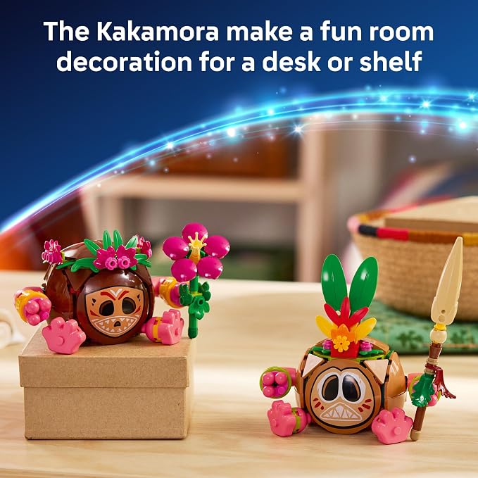 LEGO Disney Moana Kakamora 43293 | Building Toys for Girls & Boys, Ages 9+, Moana Displayable Toy for Bedroom & Desk, 407 pieces, Gift for Birthdays