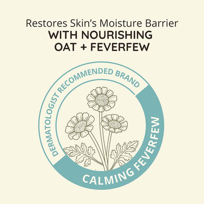 Aveeno Calm + Restore Redness Relief Cleanser, Fragrance Free, 6 Fl Oz (Pack of 12)