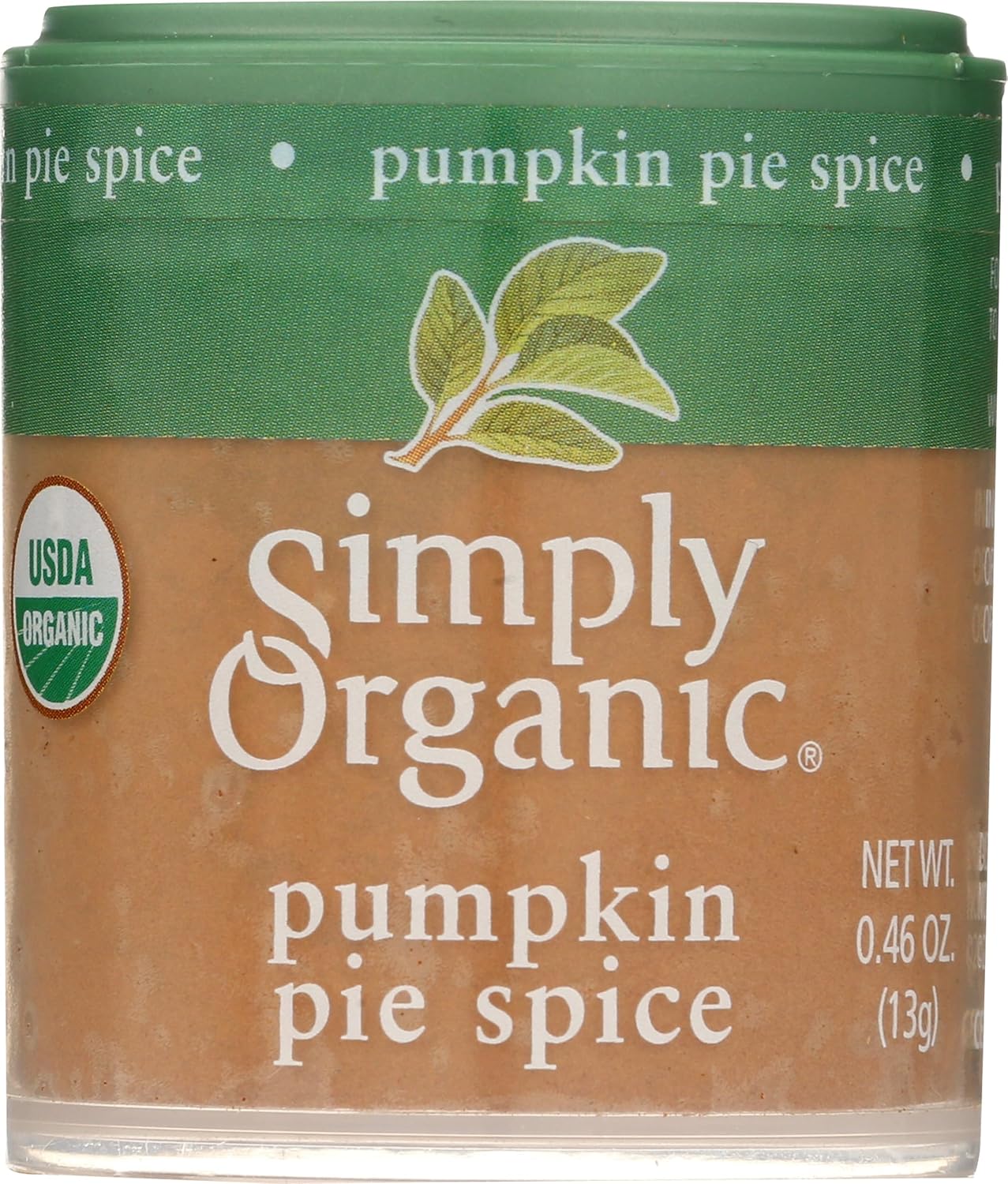 Simply Organic Pumpkin Pie Spice, Certified Organic, Kosher, Mini Spices | 0.46 Ounce (Pack of 1)