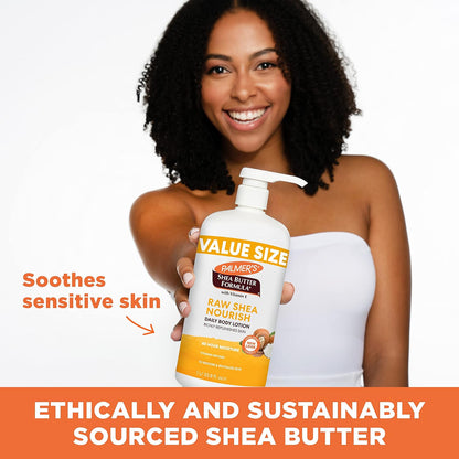 Palmer's Raw Shea Body Lotion for Dry Skin (33.8 Oz)