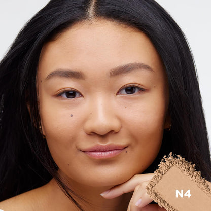 L'Oreal Paris True Match Super Blendable Oil Free Powder Foundation, N4 Light Medium, 0.33 oz, Packaging May Vary