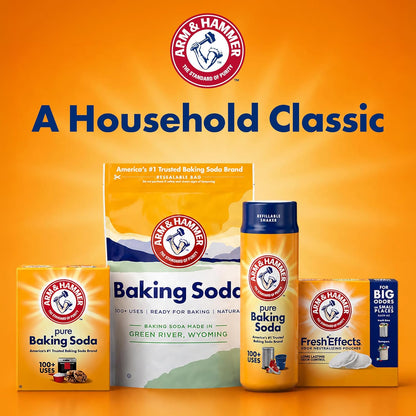 Arm & Hammer Pure Baking Soda Shaker - 12 Oz - (Pack of 6)