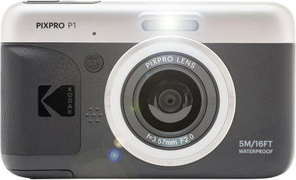 KODAK PIXPRO P1 13MP Waterproof Digital Camera, Black