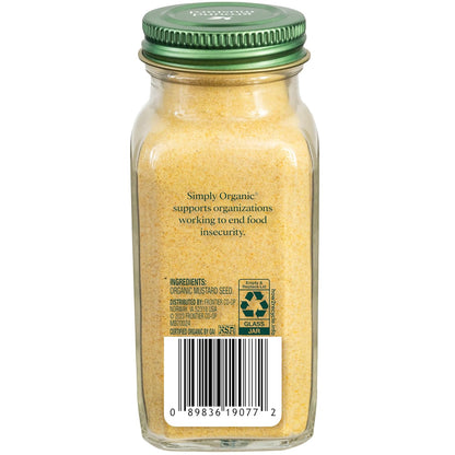 Simply Organic, Mustard Ground Organic, 3.07 Ounce