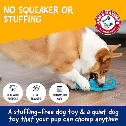 Arm & Hammer Nubbies Gator Dog Dental Chew Toy, Mint Flavor, 2-Pack