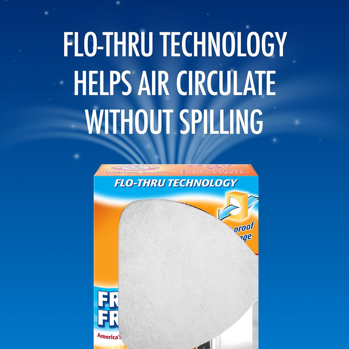 Arm & Hammer Baking Soda Fridge-n-Freezer Odor Absorber, Orange 14 oz, Pack of 24