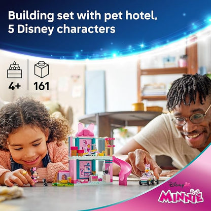 LEGO Disney Minnie’s Pet Hotel Toddler Toy - Minnie Mouse Building Set for Girls and Boys, Ages 4+ - Mickey Mouse Clubhouse Preschool Learning & Educational Toy - Disney Gift Idea for Birthdays- 43274