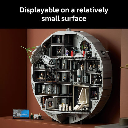 LEGO Star Wars Death Star Building Set for Adults, Ages 18+ - Collectible & Room Decor for Office, Bedroom, or Book Shelf - Fun Activity for Men, Women, & Movie Fans - Gift Idea for Birthdays - 75419