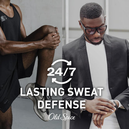 Old Spice Antiperspirant Deodorant for Men,24/7 Sweat & Odor Protection,24/7 Lasting Freshness,Invisible Solid,Swagger with Cedarwood Scent,2.6 oz,(Pack of 4)