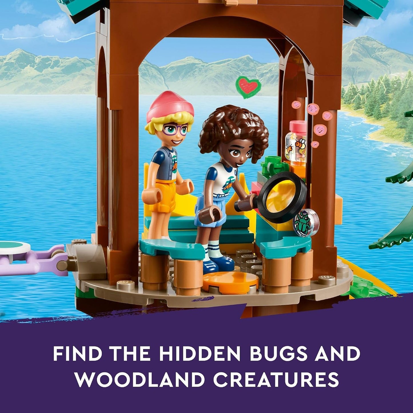 LEGO Friends Adventure Camp Tree House 42631 | Back to School Gift for Students, Building Toy, Girls & Boys, Ages 8+, Toy Figures & Playset, 1128 pieces, W/ 5 Minidolls