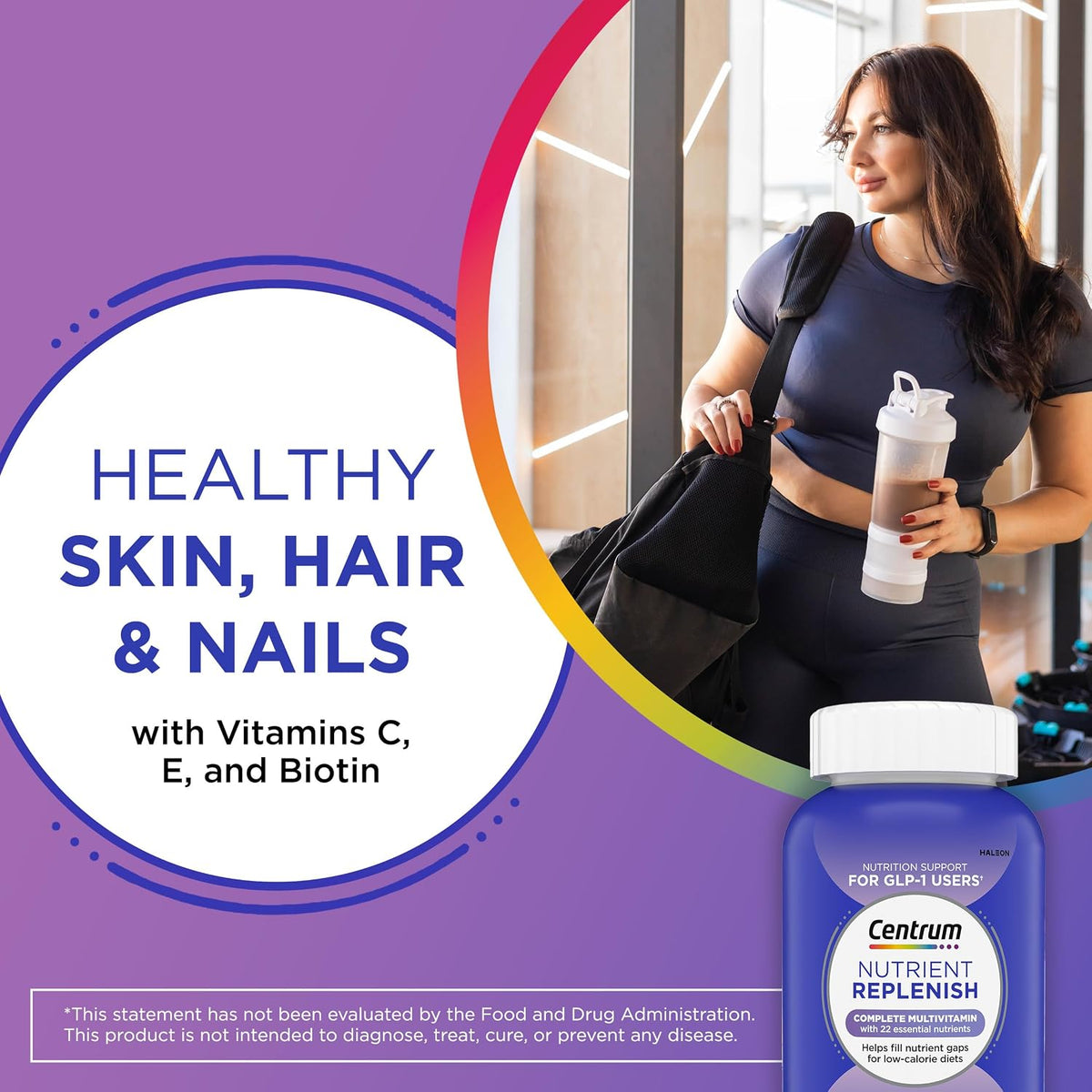 Centrum Nutrient Replenish Complete Multivitamin, 180 Tablets