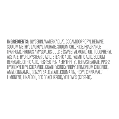 Dove Serum+ Shower Oil Body Wash with Glycerin Serum, Almond Oil & Sandalwood, Soothing Hydrating Cleanser, 15.3 fl oz