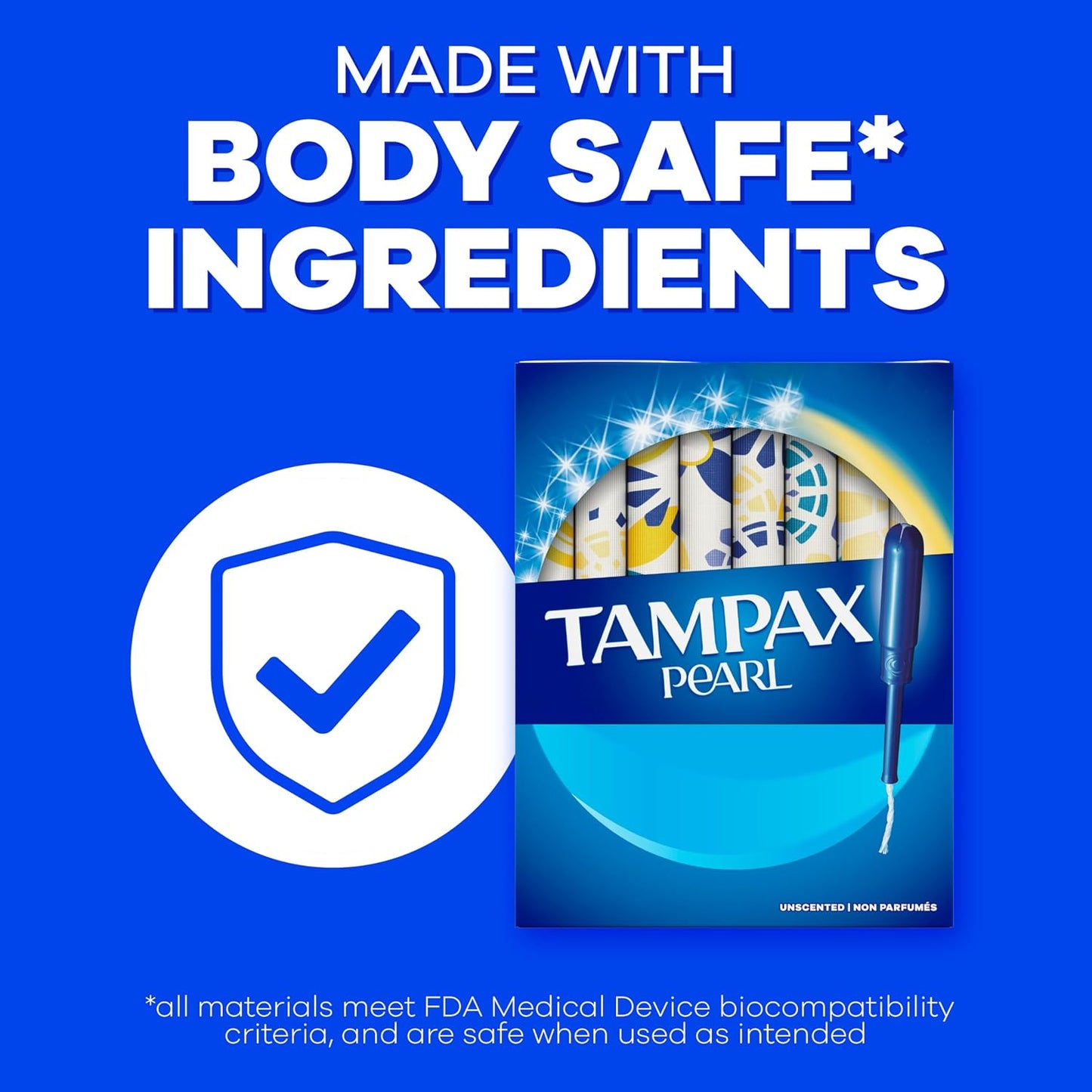 Tampax Pearl Tampons Multipack, Regular/Super Plus Absorbency, With Leakguard Braid, Unscented, 34 Count