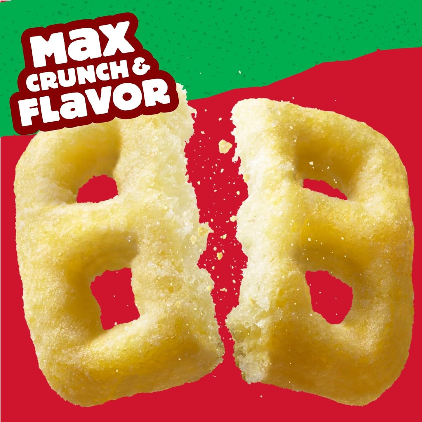 Cheez-It Crunch Cheesy Baked Snacks, Lunch Snacks, Sharp White Cheddar (6 Bags)