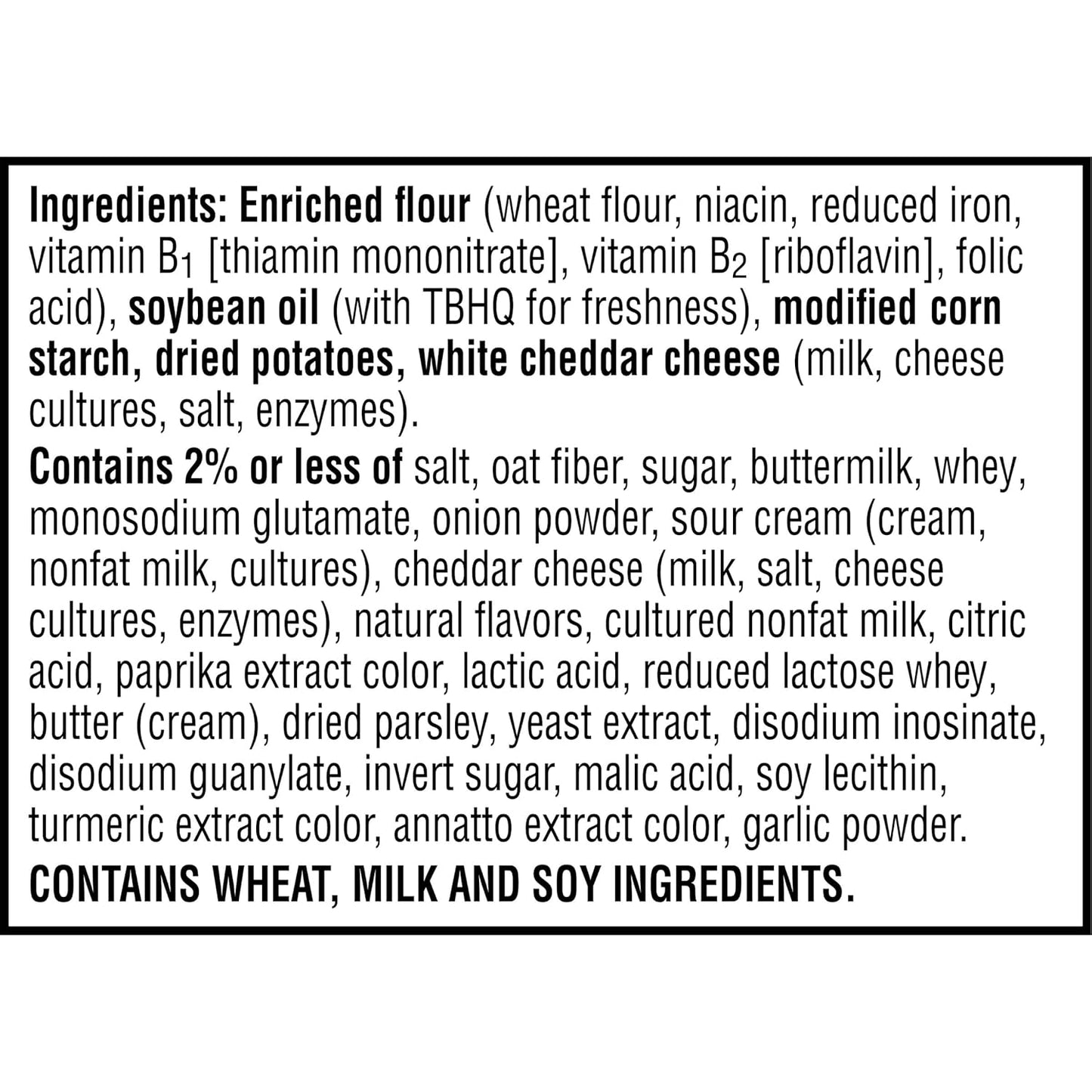 Cheez-It Snap'd Cheesy Baked Chips, Lunch Snacks, Cheddar Sour Cream and Onion, 7.5oz Bag (1 Bag)