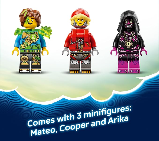 LEGO DREAMZzz Nightmare Scorpion Digger Building Toy for Boys & Girls - Pretend Play Set for Kids, Ages 7+ - with 2 Build Options, 3 Minifigures & Treasure Creature - Gift Idea for Birthdays - 71513