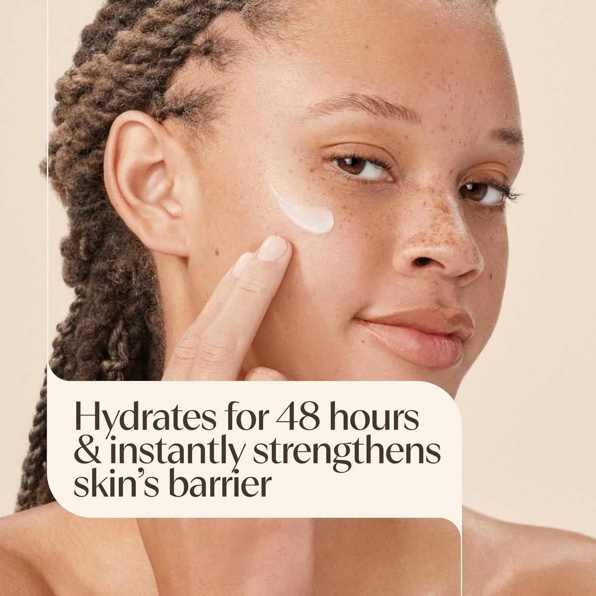 Aveeno Daily Moisturizing Cream Face,Hand,Body Moisturizer w/Prebiotic Oat&Shea Butter,for Normal to Dry or Sensitive Skin,Hydrates for 48 Hours,Fragrance-Free&Non-Comedogenic, 7.5 Ounce (Pack of 12)