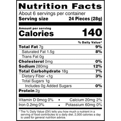 Cheez-It Crunch Cheesy Baked Snacks, Lunch Snacks, Sharp White Cheddar, 6.5oz Bag (1 Bag)