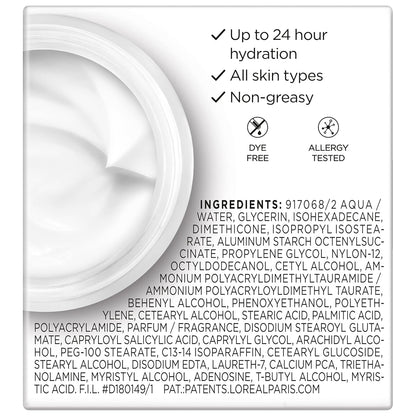 L'Oreal Paris Wrinkle Expert 55+ Anti-Aging Face Moisturizer with Calcium, Non-Greasy, Suitable for Sensitive Skin 1.7 fl. oz