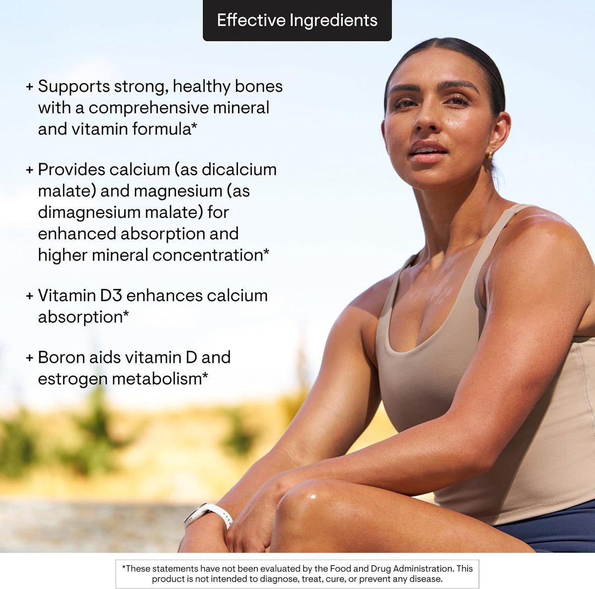 THORNE Advanced Bone Support, Calcium, Magnesium & Vitamin D3, 120 Capsules