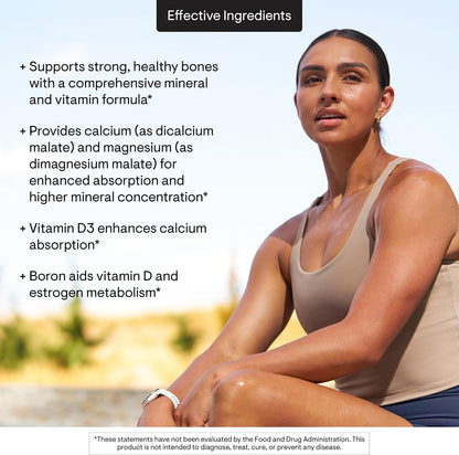 THORNE Advanced Bone Support, Calcium, Magnesium & Vitamin D3, 120 Capsules