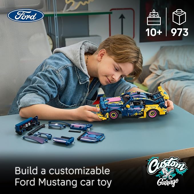 LEGO Technic Custom Garage Ford Mustang GT Car 42236