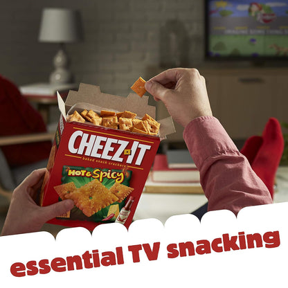 Cheez-It Baked Snack Cheese Crackers, Hot & Spicy, 7 oz Box