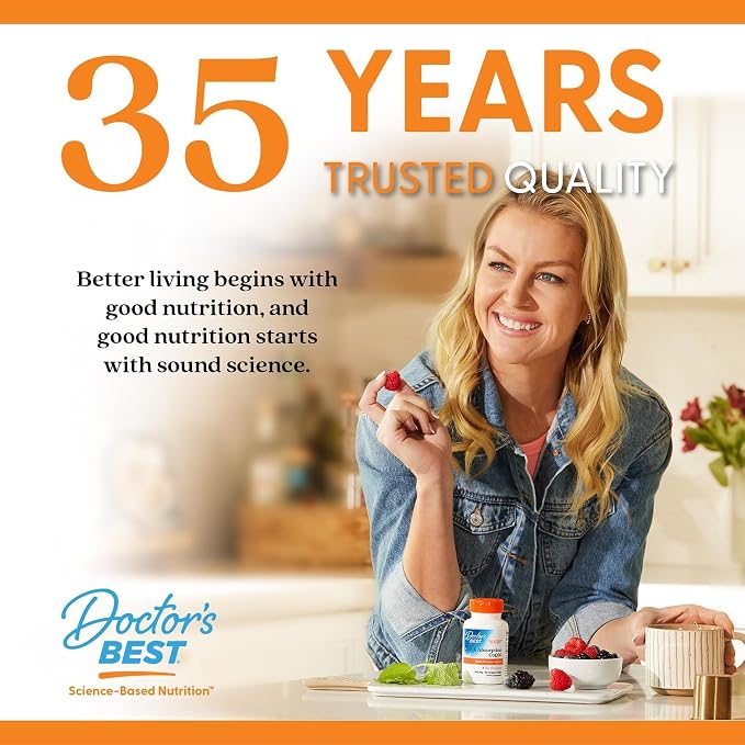 Doctor's Best Chelated Iron Supplement with Ferrochel, 27 mg, 120 Tablets
