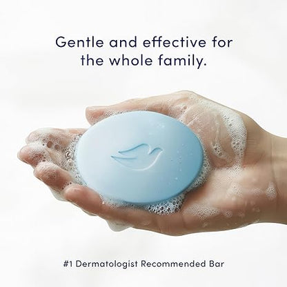Dove Antibacterial Care Beauty Bar Soap 6 Count, Moisturizing Cleanser, 3.75 oz I Antibacterial beauty bar with ¼ moisturizing cream that removes 99% of bacteria while protecting skin from dryness