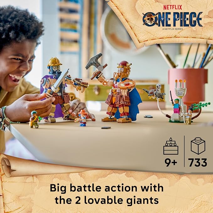LEGO ONE PIECE Dorry vs. Brogy – Giants of Little Garden 75644