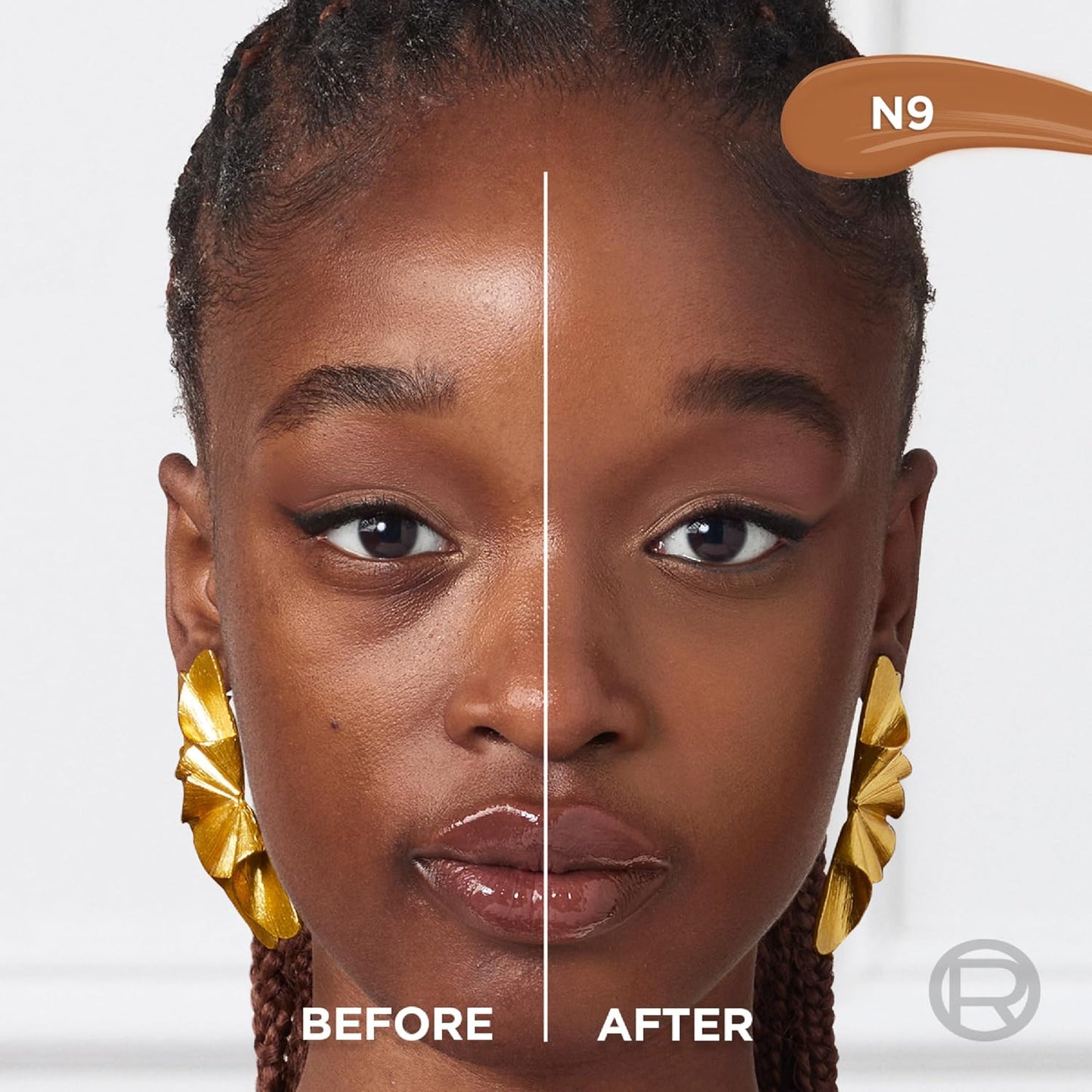 L'Oreal Paris True Match Radiant Serum Concealer, Brightening Under Eye Concealer Make Up with 1.5% Hyaluronic Acid and Caffeine, N9, 0.33 Oz