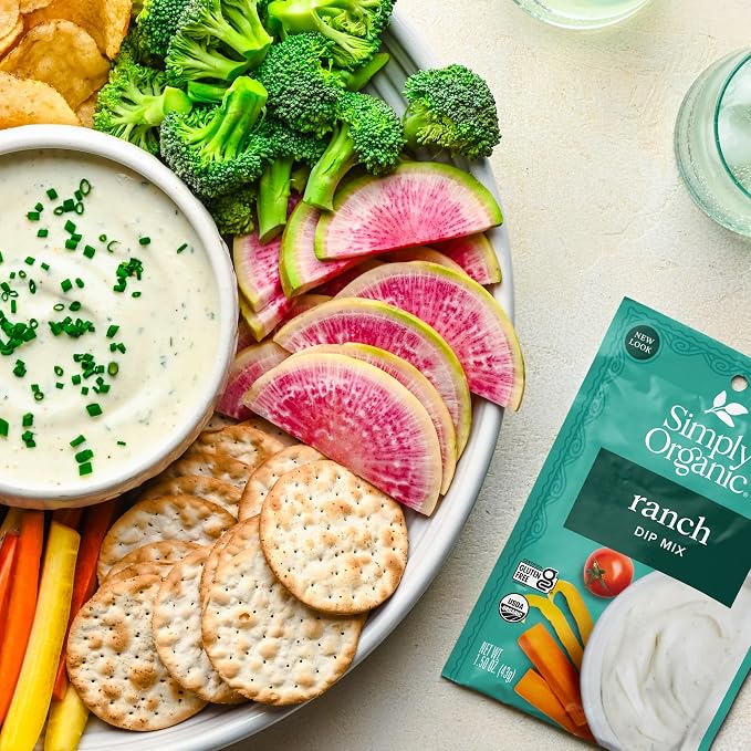 Simply Organic Ranch Dip, Organic, 1.5 Ounce (Pack of 12)
