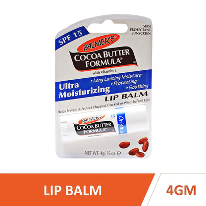 Palmer's Cocoa Butter Formula Lip Balm, All-Day Moisturization, Beach Bag Must-Have, Hydrates Dry, Cracked Lips (Pack of 1)