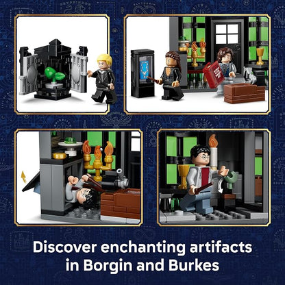 LEGO Harry Potter Knockturn Alley Wizarding Shops 76471 | Building Toy for Girls & Boys, Ages 8+, Playset W/ 8 Minifigures, Pretend Play or Display, 788 pieces, Gift for Birthdays