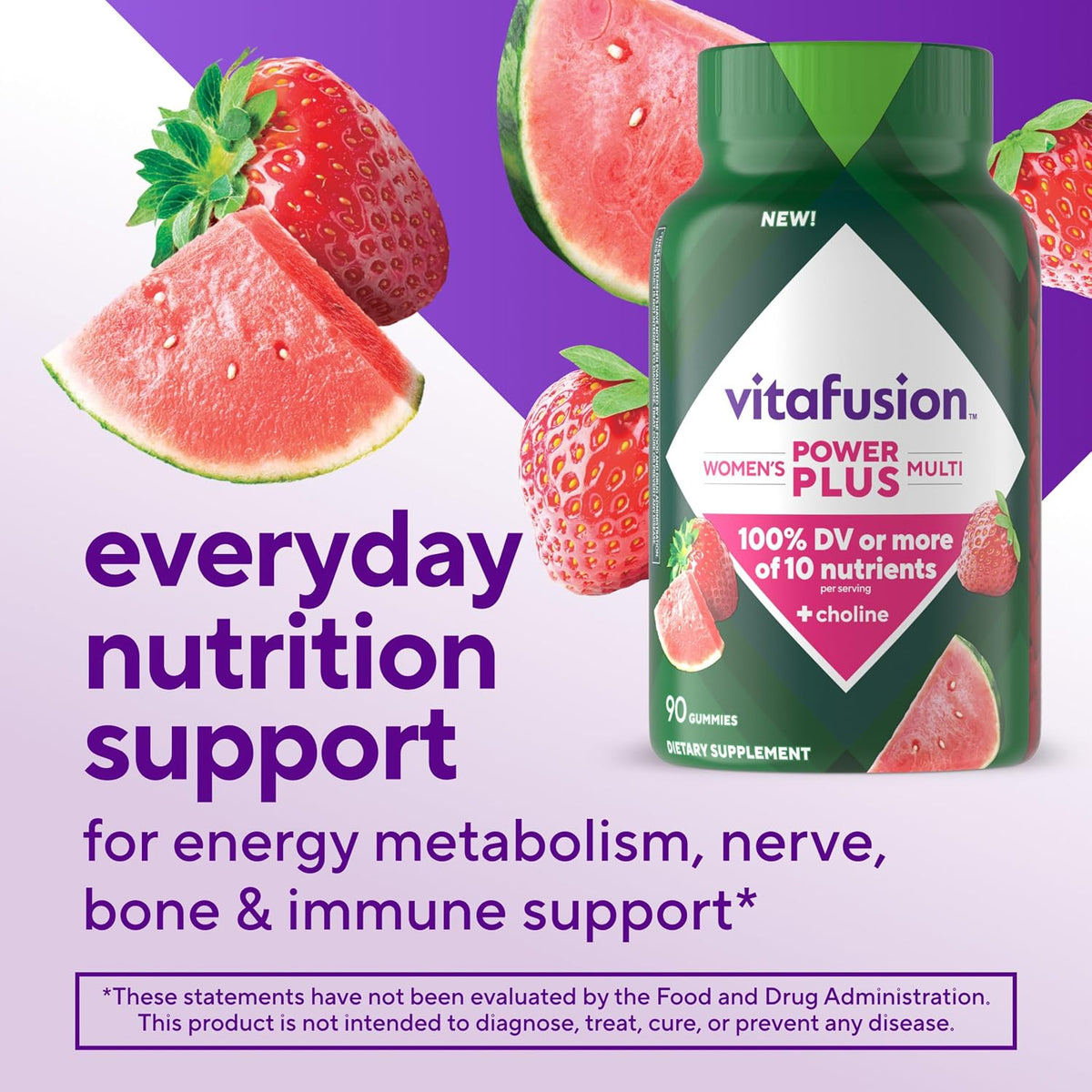 Vitafusion Power Plus Women's Multivitamin Gummy | 90 Gummies